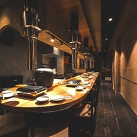 上品で落ち着く内装。でも接客はフランクです。