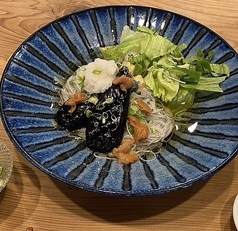 ごまそうめん梅と茄子のぶっかけ(冷)