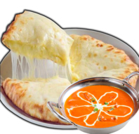 とろけるチーズナンと濃厚カレーセット