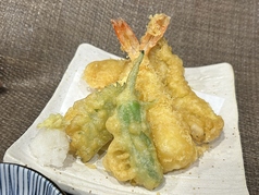 海老とアナゴ天ぷら