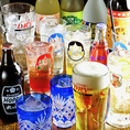 生ビール、ホッピー、ハイボール、果実酒、本格焼酎、飲み放題の種類も豊富にございます。