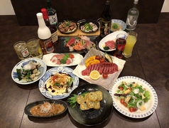 熊本黒毛和牛 馬刺し新鮮刺身 僚華のコース写真