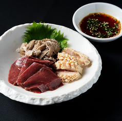 3種刺し盛り合わせ