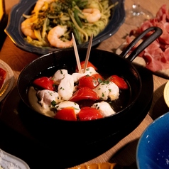 高知県産 四万十鶏とパプリカのアヒージョ