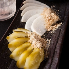 季節野菜のぬか漬け盛り合わせの写真