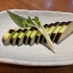 水ナス冥加和え
