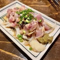 料理メニュー写真 霧島鶏のたたきポン酢