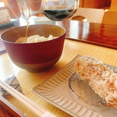 釜玉うどんの店　麺とつゆの写真
