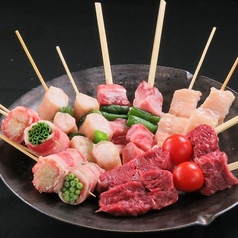 焼き鳥はもちろん、人気の牛串もご用意！！