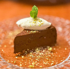 しっとり２層のチョコケーキ