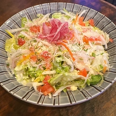 レモンドレッシングのシンプルサラダ