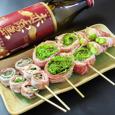 【串もの】ホルモン＆レバーの写真