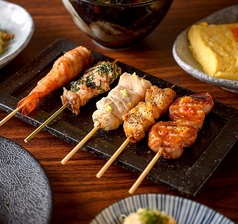 焼鳥コース(焼き鳥5本・速菜・創作串1本)