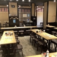最大90名様までご利用できるお席◎広々空間でゆったりお寛ぎください☆☆宴会のご予約承っております！