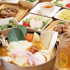 ぽんぽこ亭のコース写真