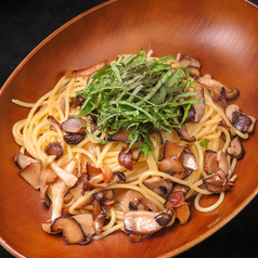 きのこパスタ　和風