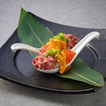 料理メニュー写真&nbsp;新名物！レンゲ肉寿司