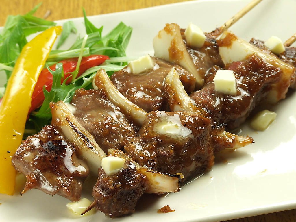 ラム肩ロースを使ったラム串！