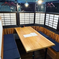 女子会にもぴったり☆ボックス席をご用意しております