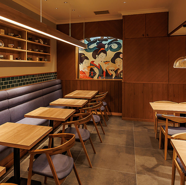 食堂　灯ルの雰囲気1