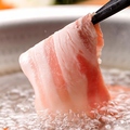 料理メニュー写真 【90分】選べる6種スープの2層鍋豚しゃぶしゃぶ食べ放題(1人前)