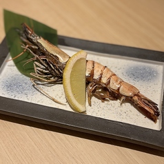 大海老串の塩焼き