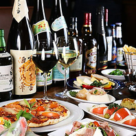 コスパ◎生ビール付２時間飲み放題プラン4500円～！