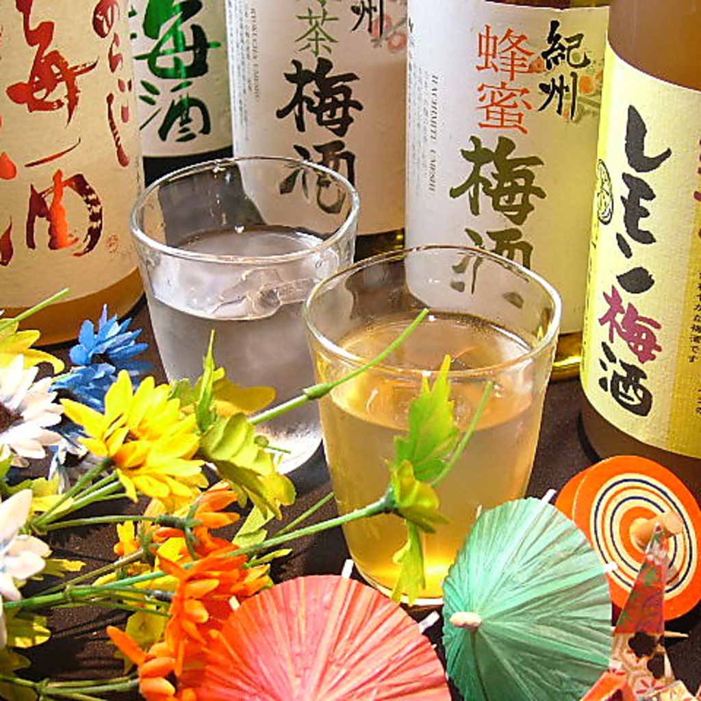 清酒をつかったカクテルや甘酒を使ったカクテル、こだわりの梅酒やハイボールなどが楽しめます。