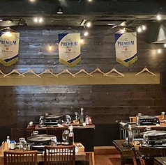 食べ飲み放題!!5種類のビール注ぎ放題♪2名様から最大60名様。お席の連結も可能となっておりまとまったお席もご用意できます♪