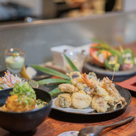 四季を映す野菜天ぷら