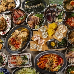 【喫煙可・居酒屋】韓国大衆酒場 手仕込焼売 飲み放題 屋台酒場バッテン神田西口店のコース写真