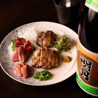 宮崎地鶏使用!!贅沢鶏タタキ