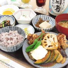 チキン南蛮とたっぷり温野菜定食