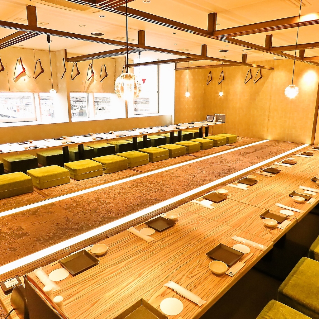 48名様までの個室で会社宴会など、どんな飲み会にも適応します！