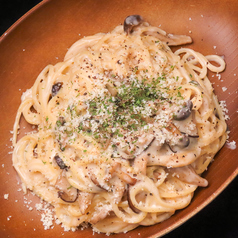 きのこパスタ　クリーム