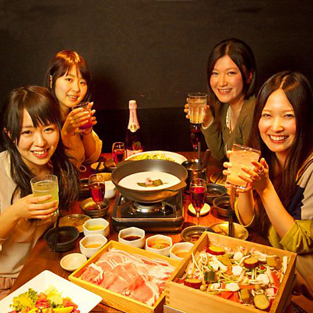 武蔵小杉で女子会なら【こすぎ畑】にお任せください！ゆったり過ごせる完全個室完備。