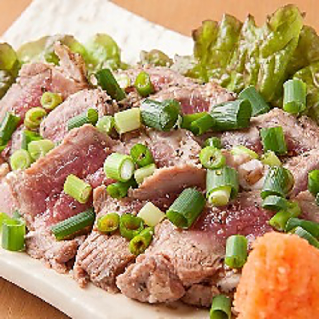 ラムのたたき　　ゆずポン酢との相性が抜群