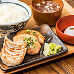 焼餃子＆チャーシュー定食