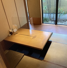 2名～48名まで対応可能な掘りごたつ個室がございます。人数ごとにお席を区切ることが可能。