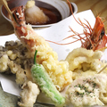 料理メニュー写真 季節の天ぷら　盛り合わせ