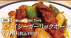 スパイシーガーリックポーク