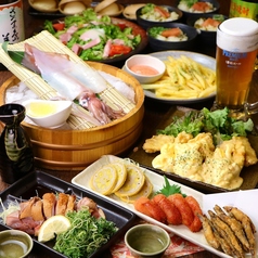 泳ぎイカ 炭火焼き 九州うまか 京橋店のコース写真