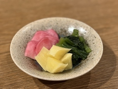 天満の漬物盛り合わせ
