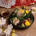 料理メニュー写真&nbsp;刺身3種盛り