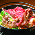 料理メニュー写真 京都牛のすき焼き鍋