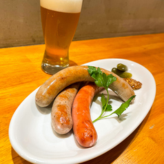 本格ドイツソーセージの炭火焼き（80g×3種類）