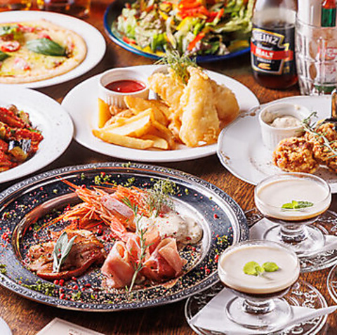 伏見駅1分♪英国直輸入家具に囲まれ本場の味と100種超の酒を楽しむ本格パブ◎