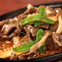 牛肉のオイスター炒め