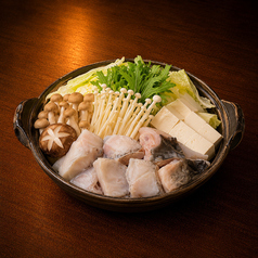 生白子とあん肝の背徳海鮮鍋