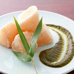 煮込み大根の唐揚げ ニラソースで